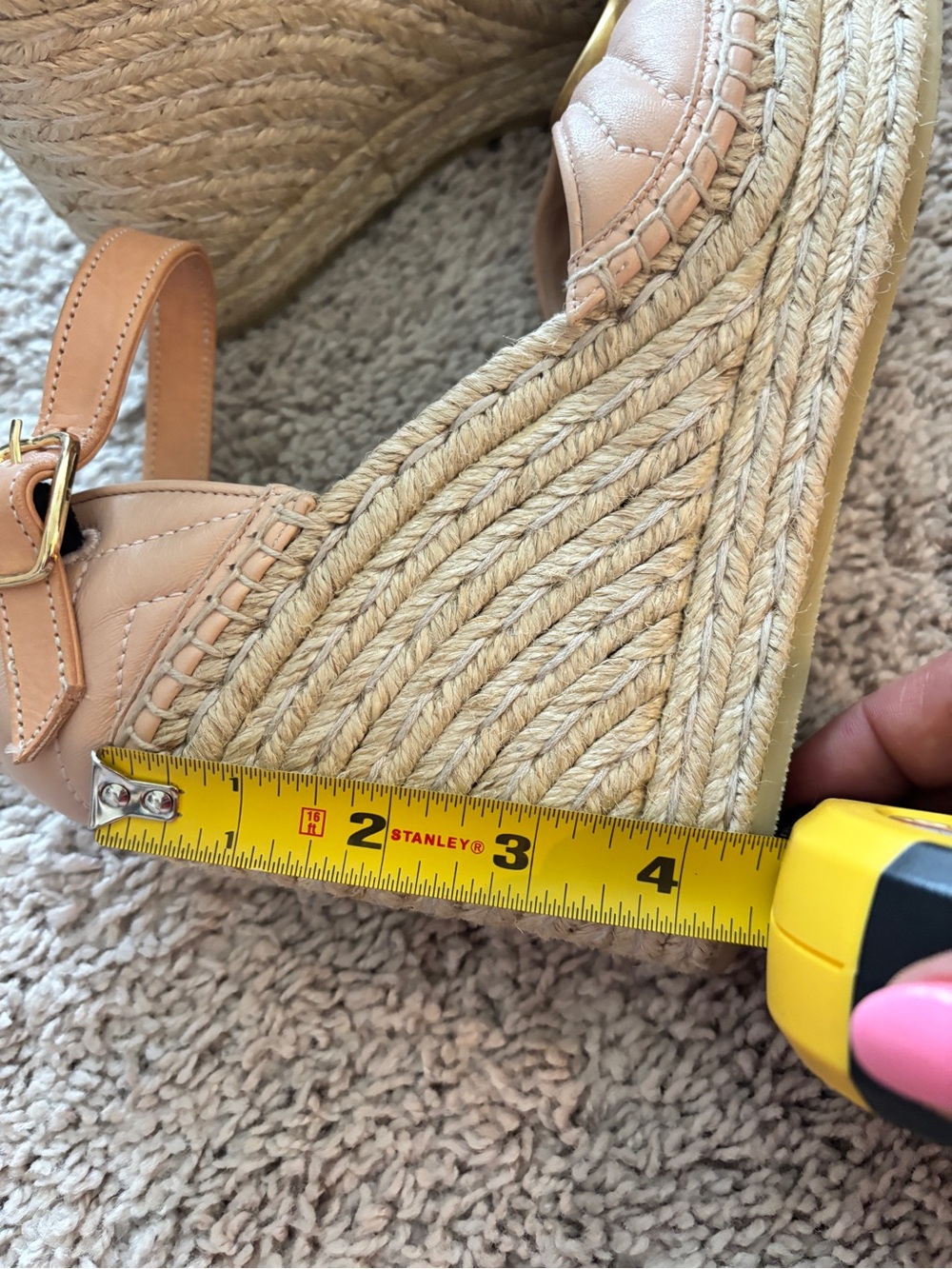 Gucci GG Marmont Quilted Espadrille Wedges with Gold GG - Picture 8 of 11